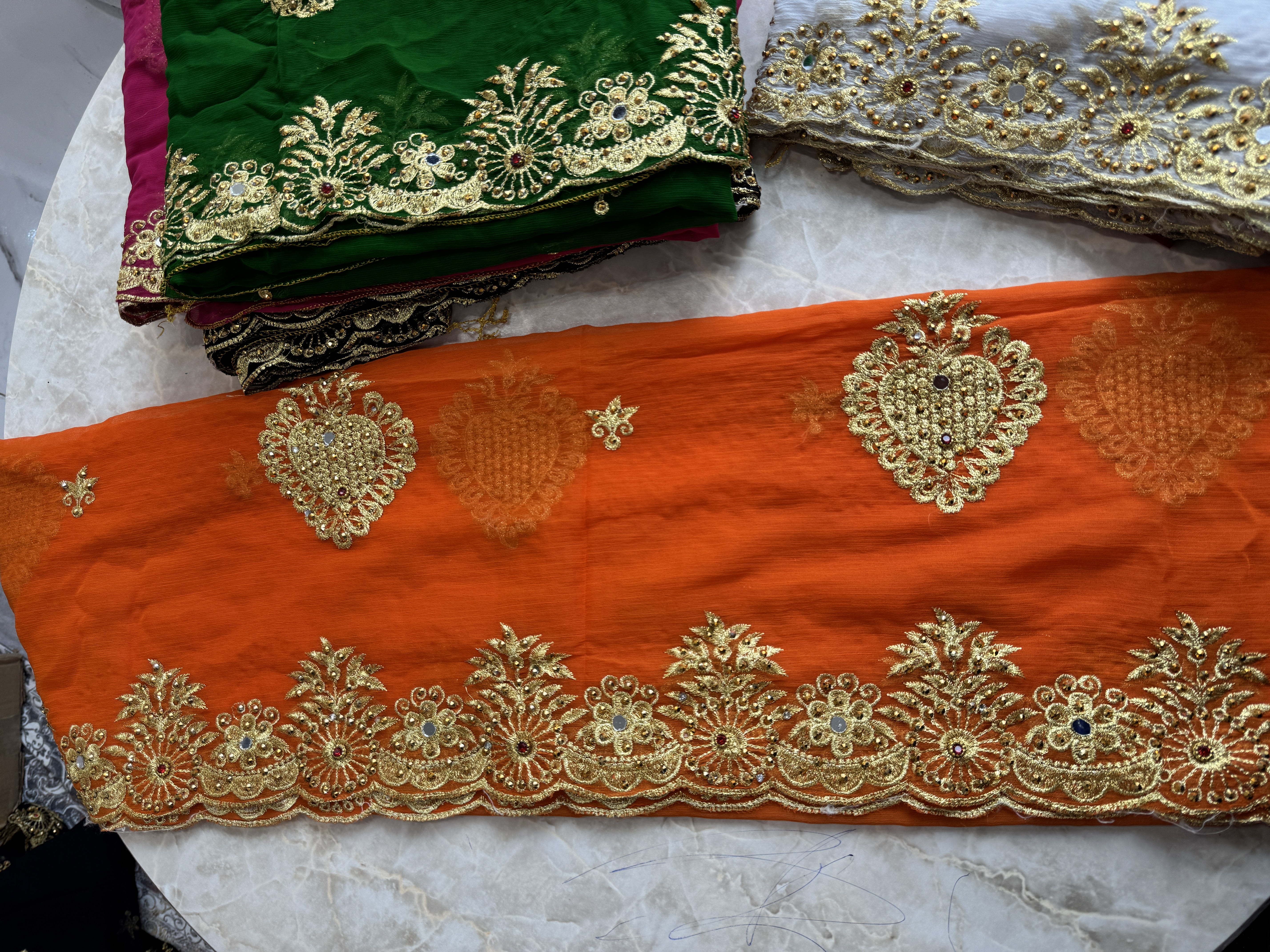 شال هندی نارنجی