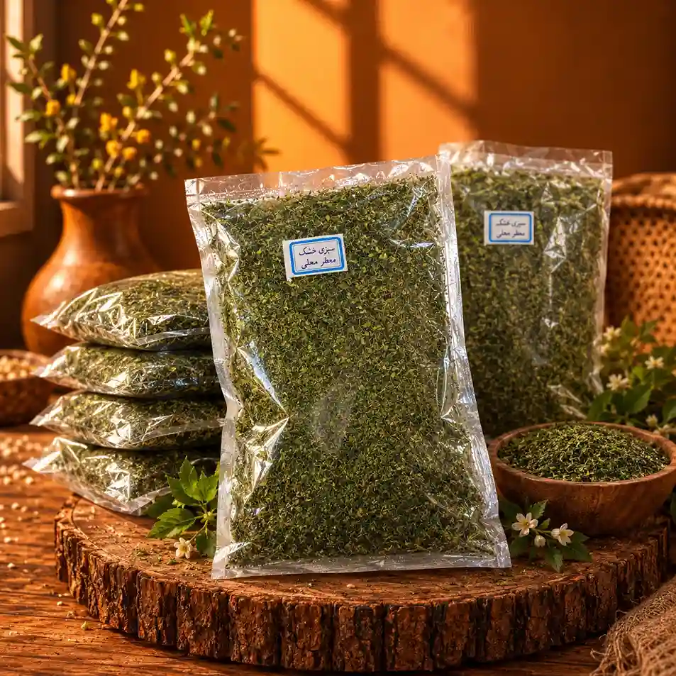 سبزی  خشک پلویی